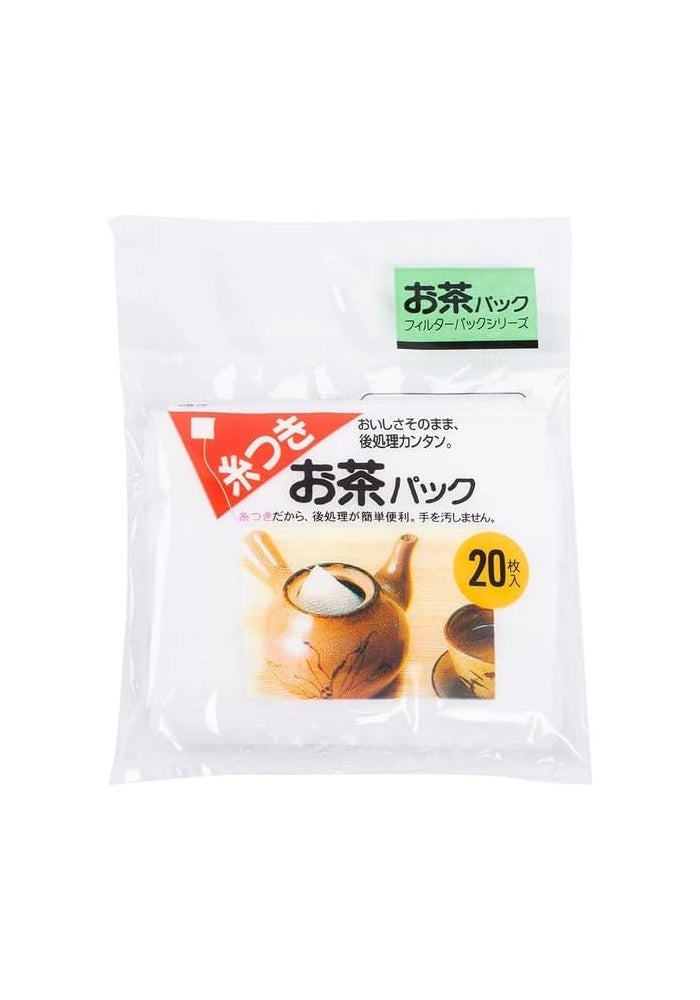 Daiso Tea Bags With Thread - 20 Pcs